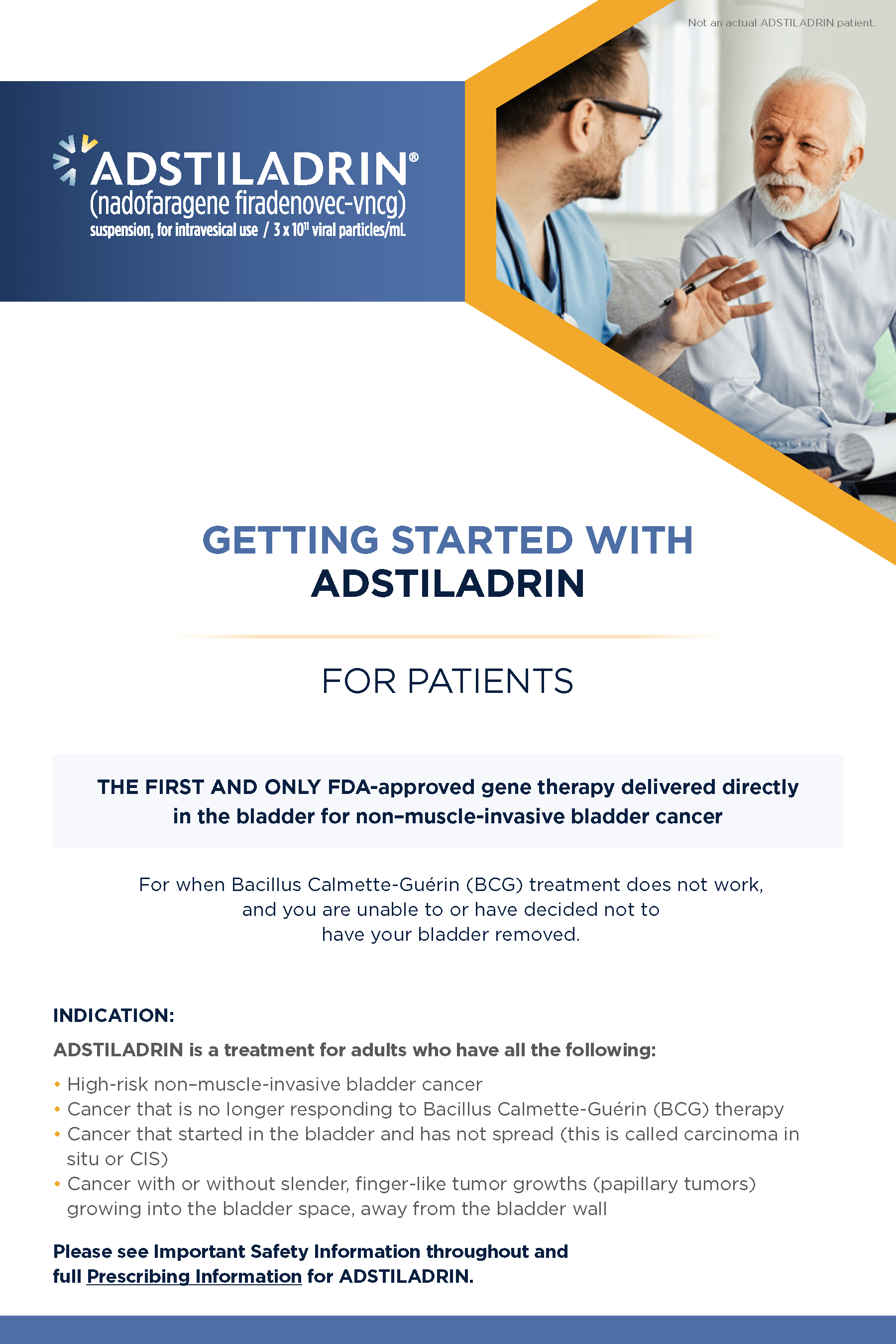 Downloadable guide for patients getting started with ADSTILADRIN